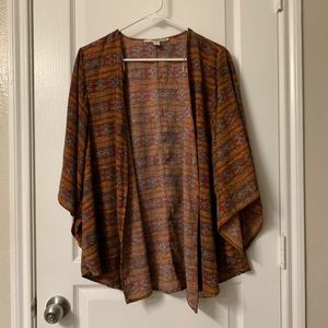 Printed kimono